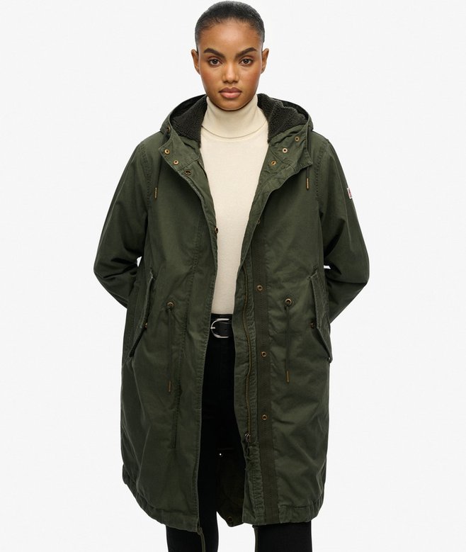 Parka Fishtail Borg Militare