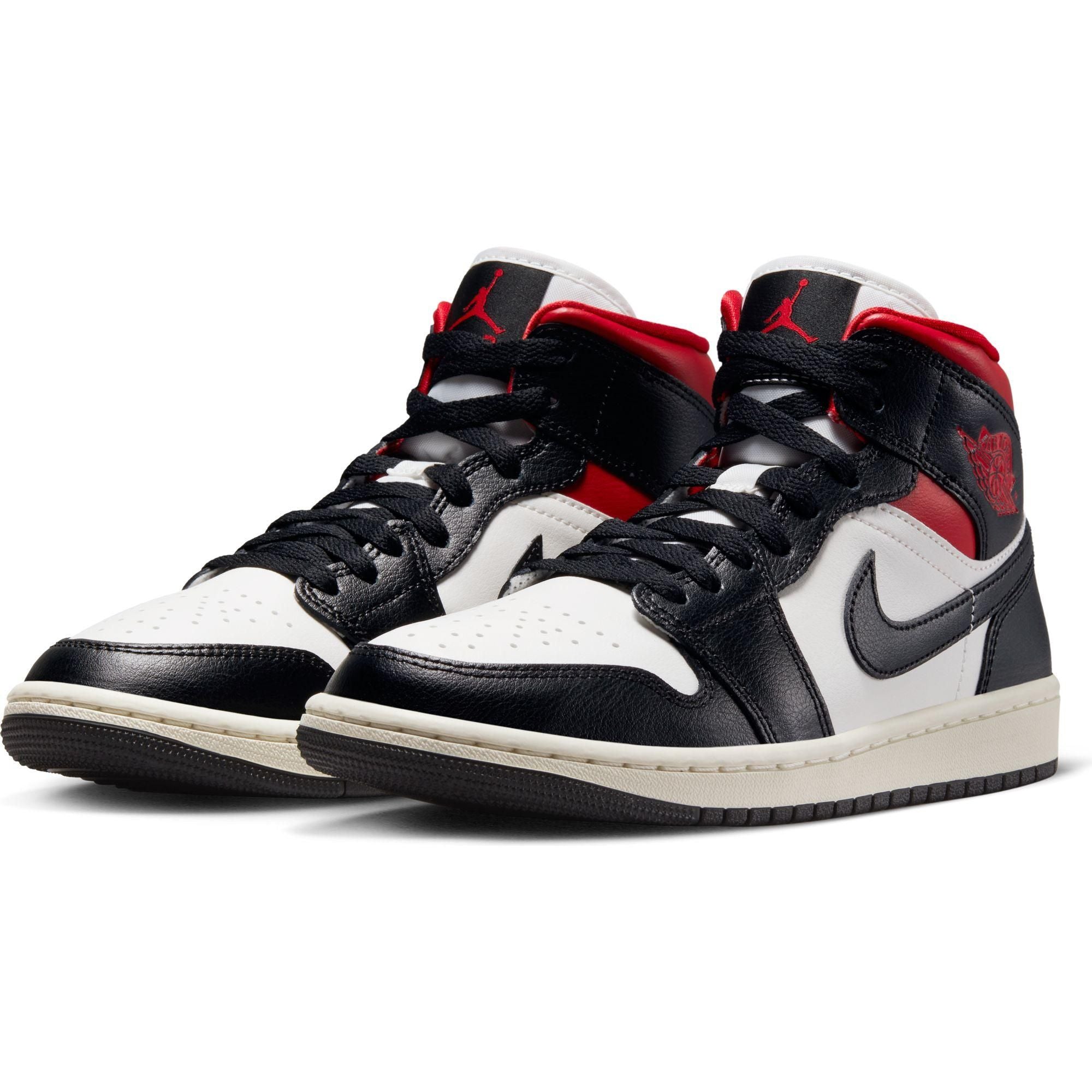 Jordan 1 Mid Gym Red panda
