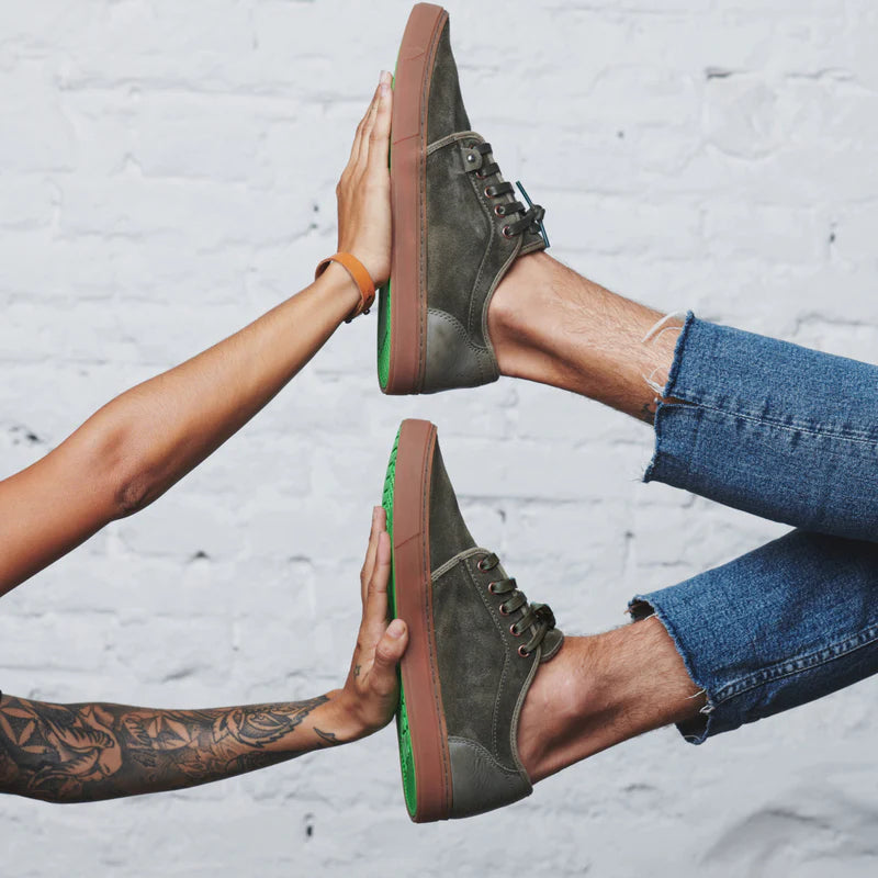 Heisei Suede deep khaki/GR