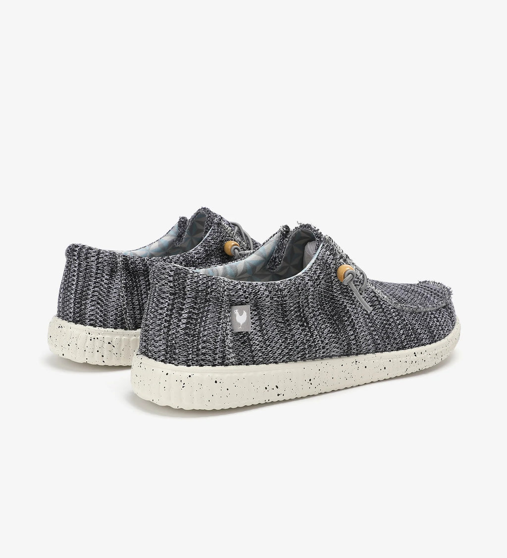 Wallabi Knitted Pitas grey black
