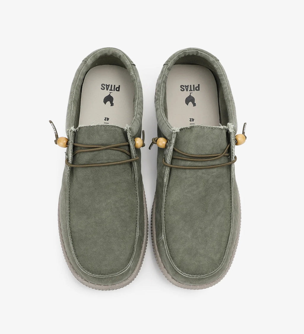 Walkin Pitas green wallaby washed kaki