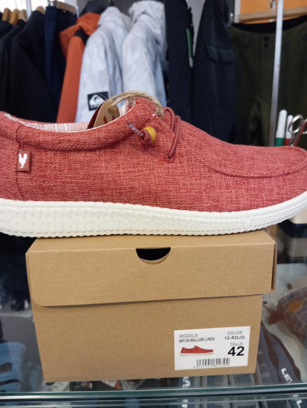 Pitas Wallabi linen Rosso wp 150 rojo