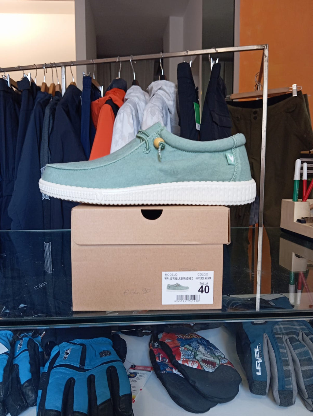 WALLABI WP150 WASHED VERDE MENTA