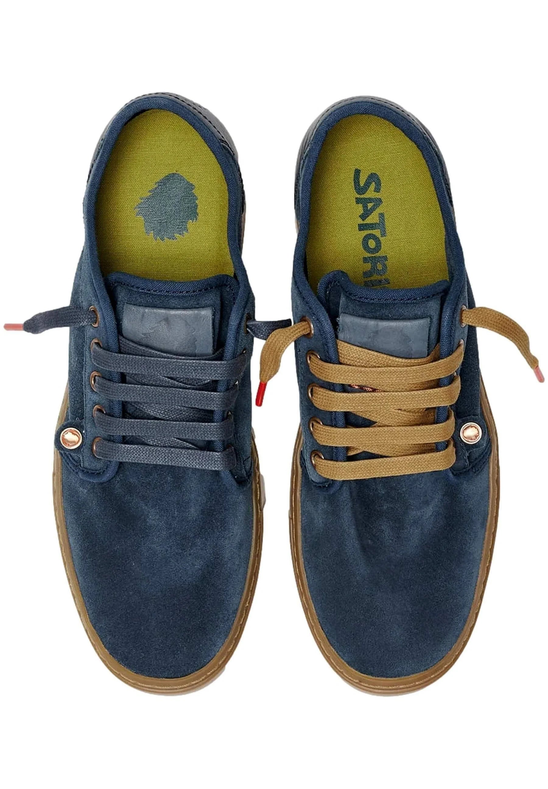 Heisei Suede Prussian Blue