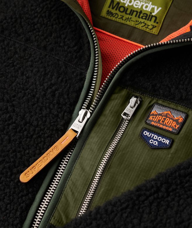 Pile con zip intera Vintage Retro