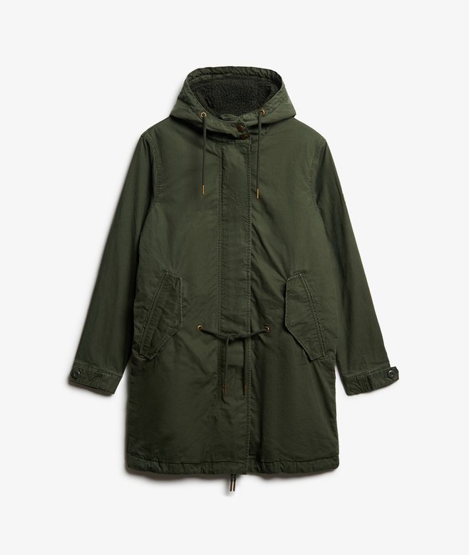 Parka Fishtail Borg Militare